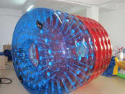 Custom Half-Color Inflatable Water Roller Ball for Rentals