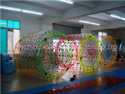 Colorful Dots Inflatable Water Roller Ball for Amusement