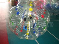 Colorful Dots Bubble Soccer Football