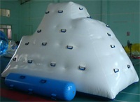Custom 0.9mm PVC Tarpaulin Material Inflatable Iceberg 10 Foot High
