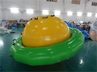 Durable Inflatable UFO, Inflatables Saturn with handles rockers