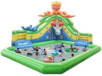 New Design Inflatable Octopus Slide Water Playground