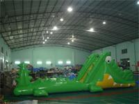 Aqua Runs Inflatable Crocodile Obstacle Course