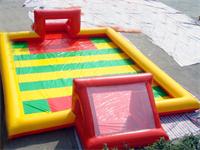 Air Seald Large Inflatable Soccer Field Multi Colors