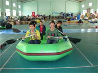 6 Person Green Inflatable Rafting Boat
