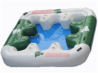 12 Foot PVC Tarpaulin Fiesta Island Inflatable Boat for Summer