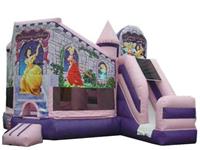 Inflatable Princess Bounce House Slide Combo