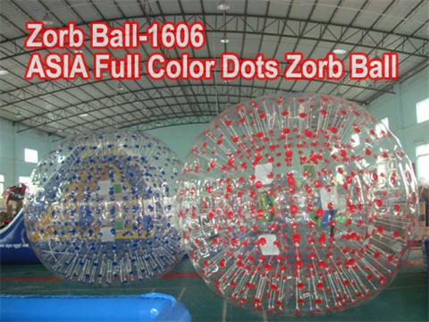 Color Dots Zorb Ball