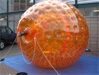 Full Color Orange Zorbing Ball