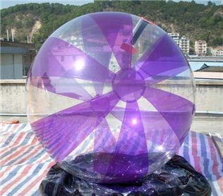      Purple Half Color Water Ball